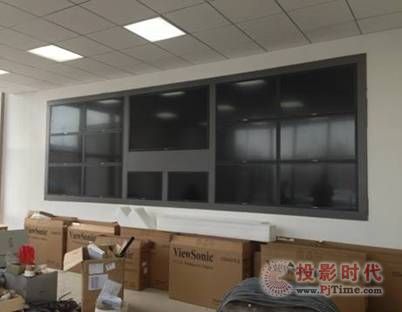 优派混合拼接大屏为北京航天中心医院安保献力