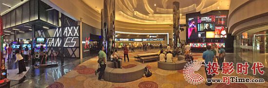 科视Christie 360数字团队为影院运营商Cinemaxx打造的了沉浸式影廊和体验中心