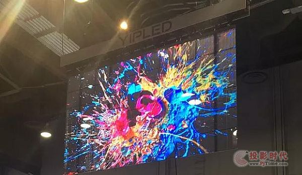 美国InfoComm展,壹品交流透明屏新玩法