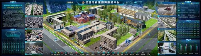 VTRON威创安保警卫数字孪生可视化