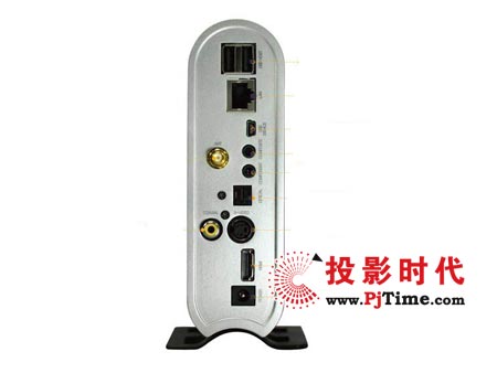 锐利捷RJ-350SHD高清硬盘播放机背部
