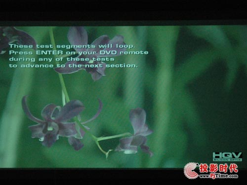 富可视IN3186投影机抗噪测试