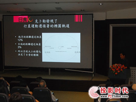 丽讯D5500出色的投影效果