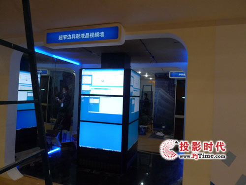 三星高清无缝液晶拼接墙亮相Infocomm 09