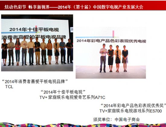 权威大奖力挺，TCL TV+量子点、曲面电视成消费者最信赖产品