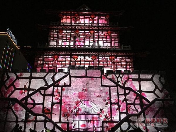 赢康点亮丹鹤楼 打造光影韵味古城