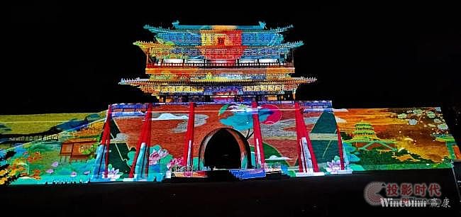 赢康为华谊兄弟（济南）电影小镇打造夜游主题光影秀