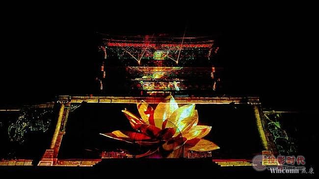 赢康为华谊兄弟（济南）电影小镇打造夜游主题光影秀